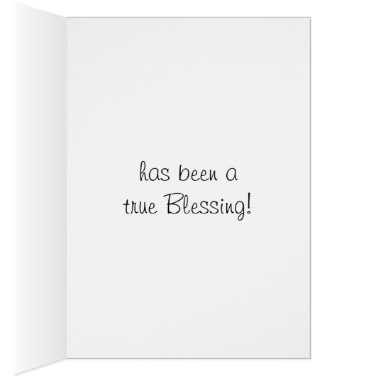Blessing flower cards (Inside (Right))