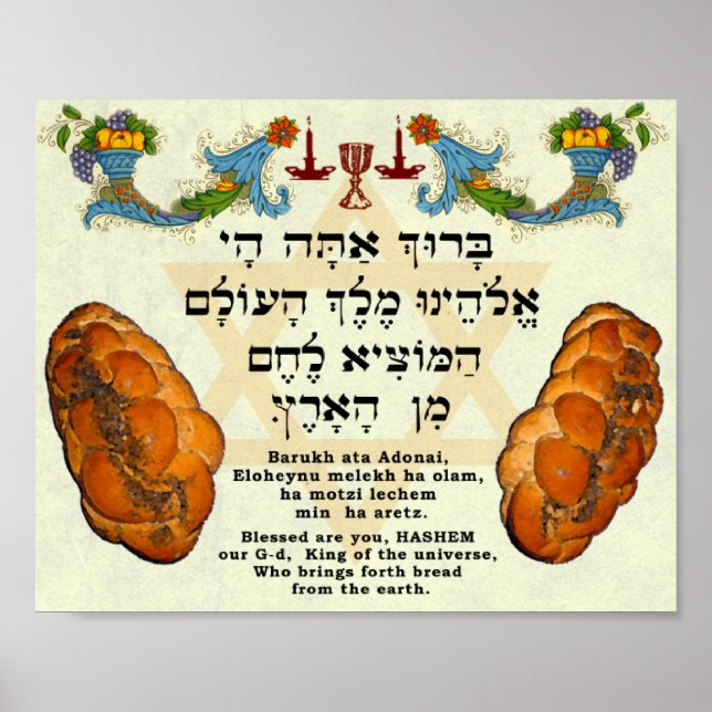 Blessing for Bread Poster (Front)