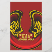 Blessing from Above: God's Love Spiritual Greeting (Front)