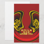 Blessing from Above: God's Love Spiritual Greeting (Front/Back)