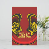 Blessing from Above: God's Love Spiritual Greeting (Standing Front)