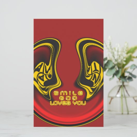 Blessing from Above: God's Love Spiritual Greeting (Standing Front)