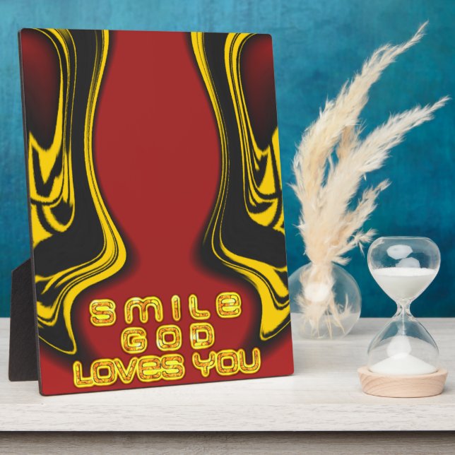 Blessing from Above: God's Love Spiritual Greeting Plaque (Side)