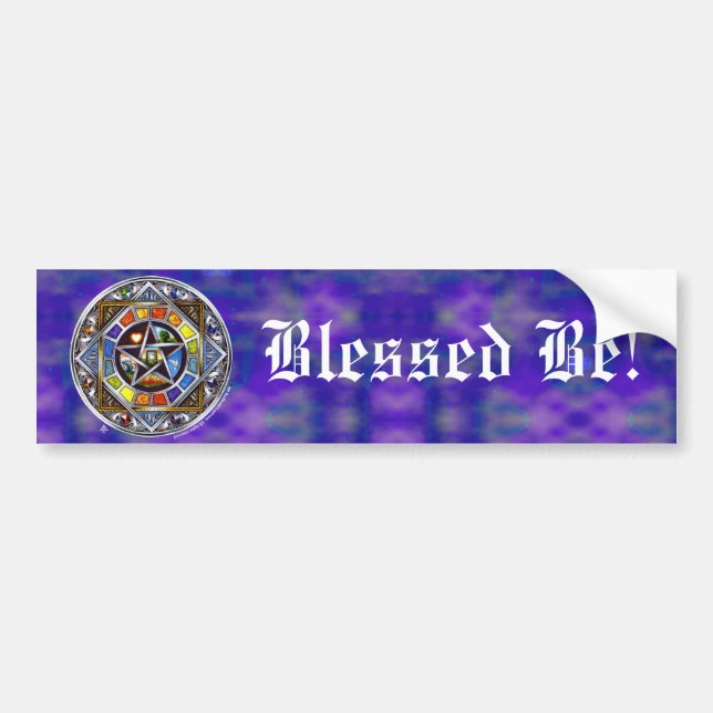 Blessing of Elements Bumper Sticker (Front)