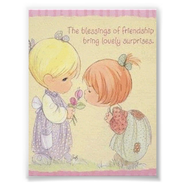 Blessing of Friendship Photo Enlargement (Front)