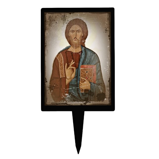 Blessing of Jesus Cake Topper (Front)