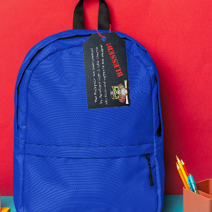 Blessing of the Backpacks Church Prayer Tag