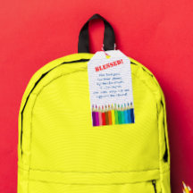 Blessing of the Backpacks Colored Pencils Church