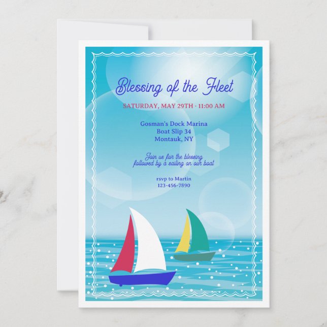 Blessing of the Fleet Invitation (Front)