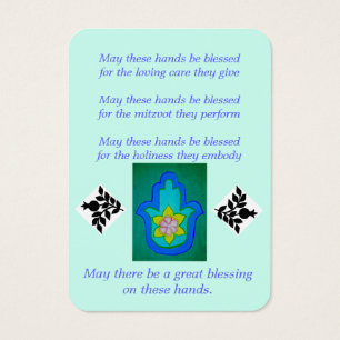 Blessing of the Hands  Card