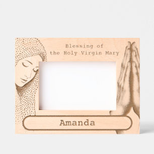 Blessing of the Holy Virgin Mary Engraved Frames