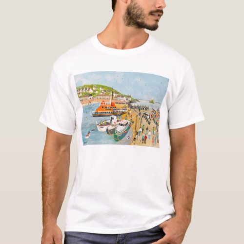 Blessing of the Lifeboat at Mousehole T_Shirt