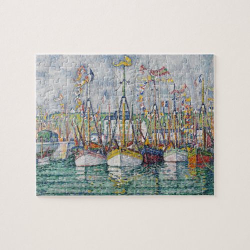 Blessing of the Tuna Fleet at Groix 1923 Jigsaw Puzzle