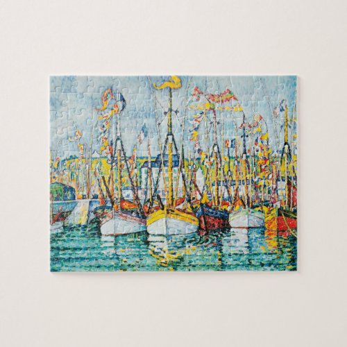 Blessing of The Tuna Fleet at Groix by Paul Signac Jigsaw Puzzle