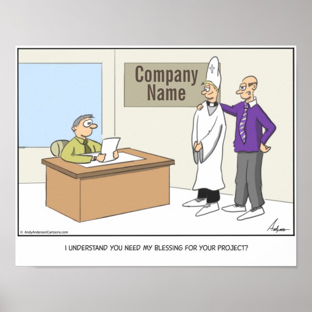 Blessing project cartoon personalized poster (Front)