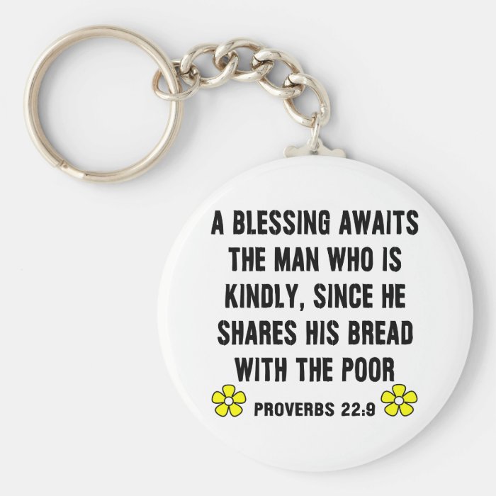 Blessing Proverbs 229 Key Chain