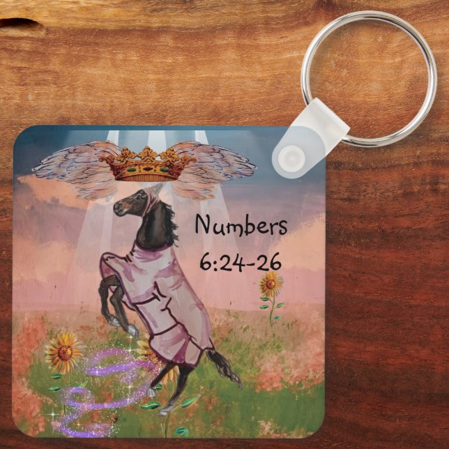 blessing scripture keychain (Back)