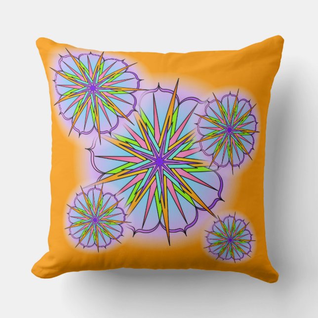 Blessing Star1 Throw Pillow (Front)