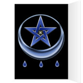 Blessing Symbol & Pentagram Card (Inside (Left))