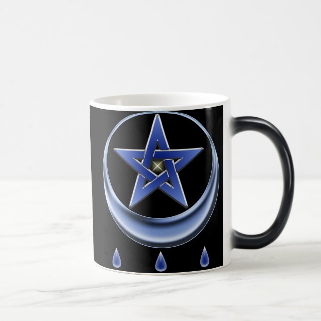 Blessing Symbol & Pentagram Mug (Right)