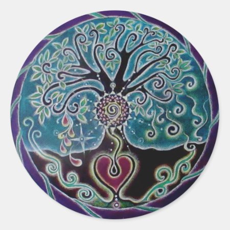 Blessing Tree Of Life Mandala Sticker