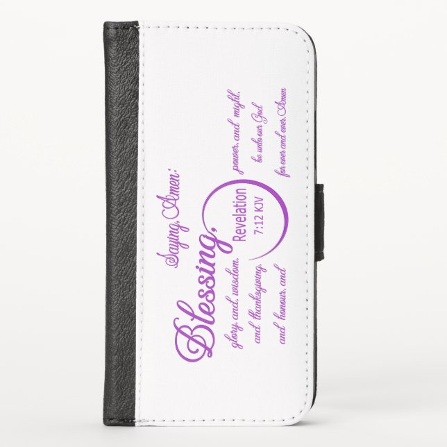 Blessing Wallet Case (Front)