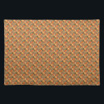 Blessings Abound Always Autumn Design Cloth Placemat<br><div class="desc">Celebrate the warmth of fall with this cheerful "Blessings Abound Always" design, bursting with cozy seasonal vibes. Surrounded by vivid autumn leaves in shades of crimson, gold, and burnt orange, this playful composition features plaid-patterned typography that radiates rustic charm. The inclusion of pumpkins, a classic football, and a whipped cream-topped...</div>