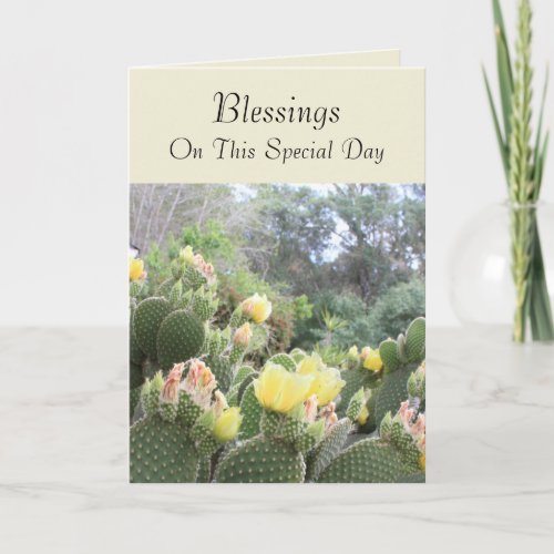 Blessings Adult Baptism Card