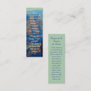 Blessings and Prayers Book Mark Prayer Card