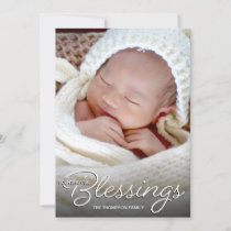 Blessings Baby Birth Announcement