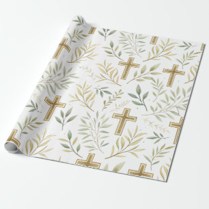 Blessings & Branches Christian Wrapping Paper