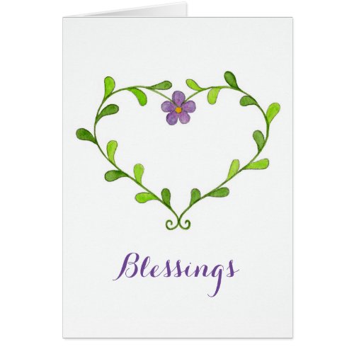 Blessings card