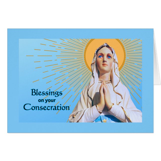 Blessings Consecrated Virgin Living in the World Cards (Front Horizontal)