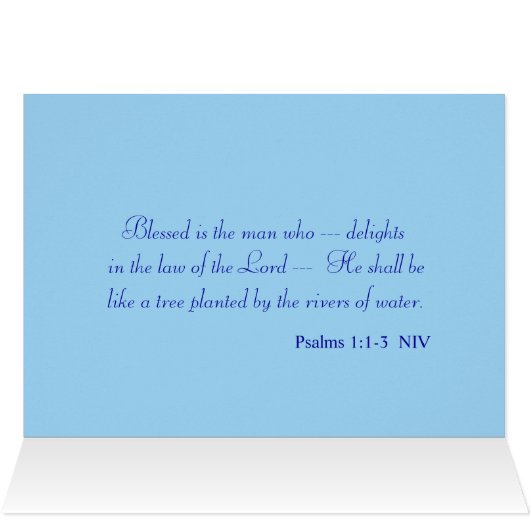 Blessings-customize for any occasion (Inside Horizontal (Top))