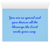 Blessings-customize for any occasion cards (Inside Horizontal (Bottom))