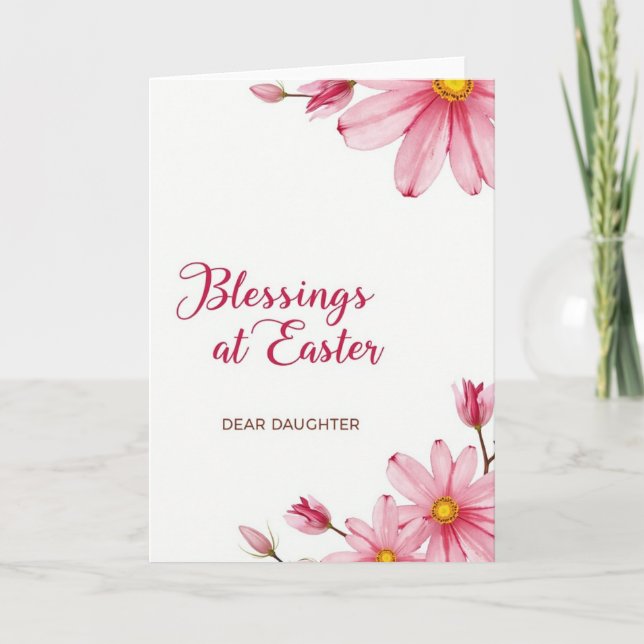 Blessings Easter Daughter Card (Front)