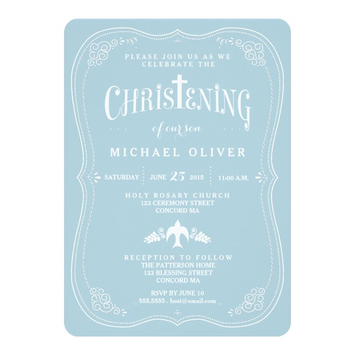 10 Best Baptism Christening Invitations Examples Templates Download Now Examples