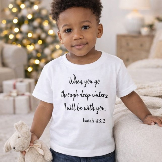 Blessings for Baby Faith Scripture Baby T-Shirt (Creator Uploaded)