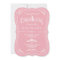 Blessings for Baby Girl Christening Invitation