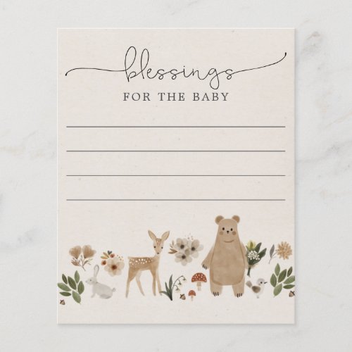 Blessings for the Baby _ Baby Shower Cards