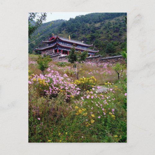 Blessings from aboveTibetan Buddhism Temple Postcard