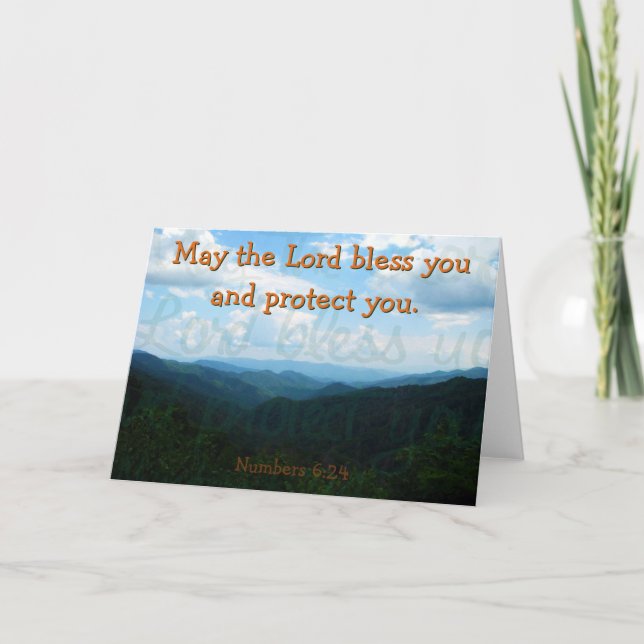 Blessings Greeting Card (Front)
