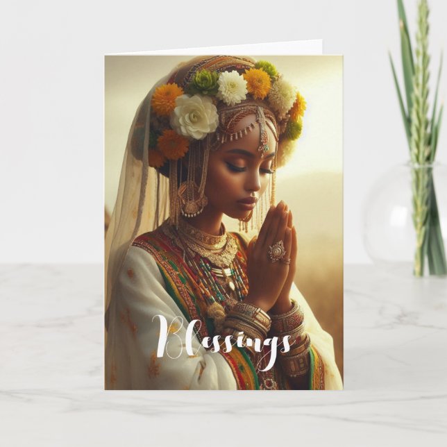 Blessings Holiday Card (Front)