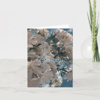 Blessings Natural Floral Stickers Invitation