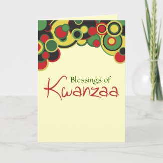 Blessings of Kwanzaa Card card
