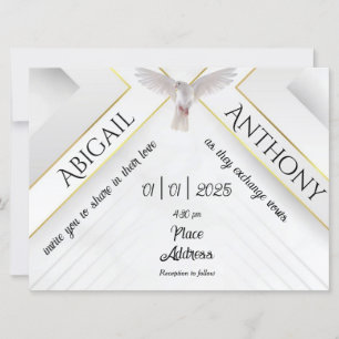 Blessings of the Holy Spirit Wedding Invitation
