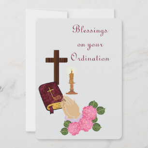 Blessings on your Ordination Holiday Card