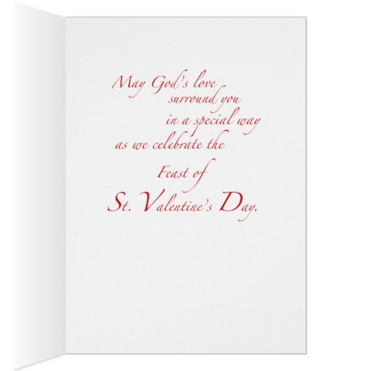 Blessings St. Valentine's Day Heart (Inside (Right))