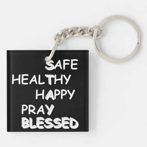 Blessings Stay Blessed Acrylic Key Ring