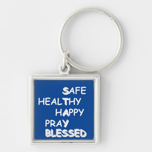 Blessings Stay Blessed Button Key Ring